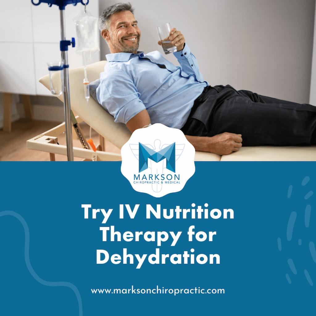 Try IV Nutrition Therapy for Dehydration