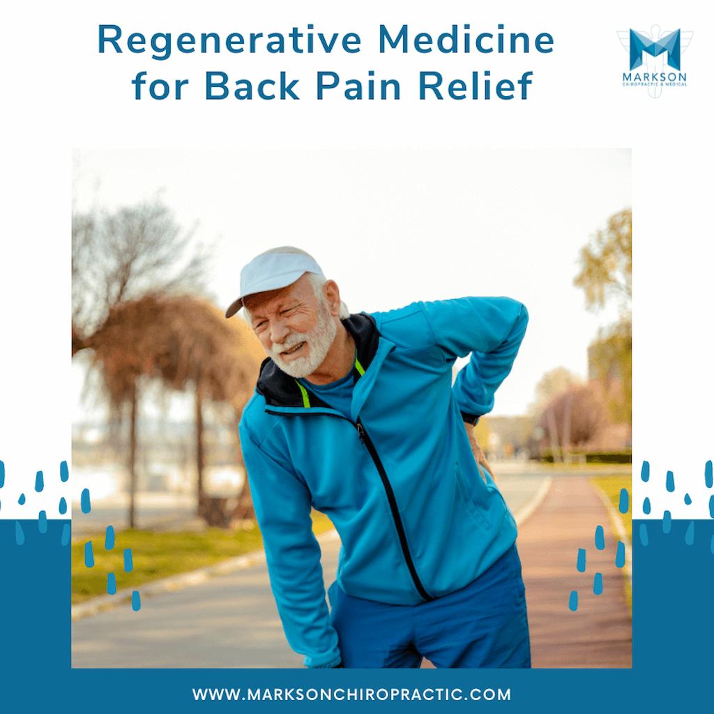 Regenerative Medicine for Back Pain Relief